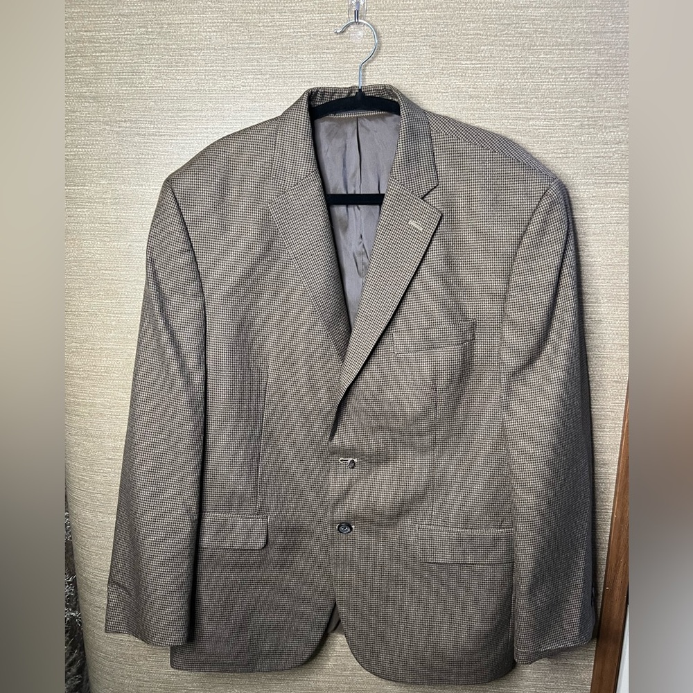 Lauren Ralph Lauren Sport Coat for Macy’s Mens 44S Plaid Blazer 2 Button Preppy